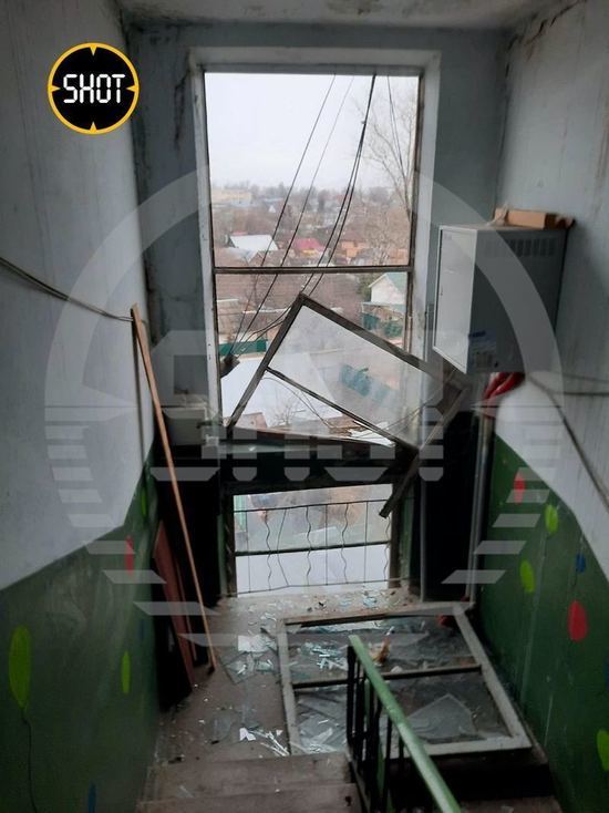 Что происходит на месте взрыва украинского беспилотника в Киреевске