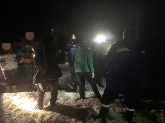 В лесу рядом с Тосно спасатели нашли компанию из пяти человек