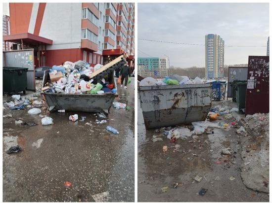 Жители Новосибирска пожаловались на мусор в Матрешкином дворе