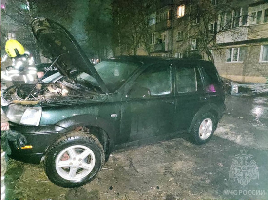 В Ивановской области 26 марта загорелся ещё один легковой автомобиль