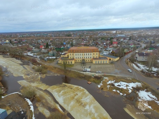 В Тосно зафиксировали опасный рост уровня воды в реке