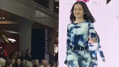 Дочь Галустяна в 11 лет вышла на подиум в качестве модели: видео