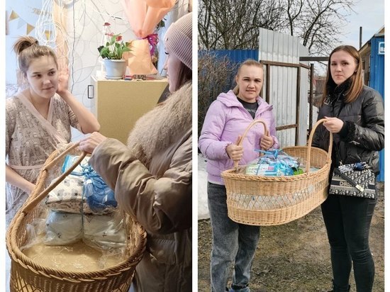 Женам участников СВО из Киржача дарят наборы для новорожденных