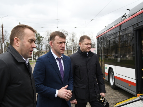 Ещё один новый троллейбус прибыл в Краснодар