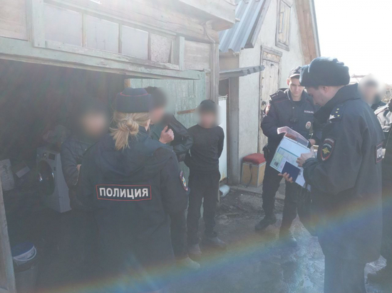 Полицейские Оренбурга провели рейд в селе Краснохолм