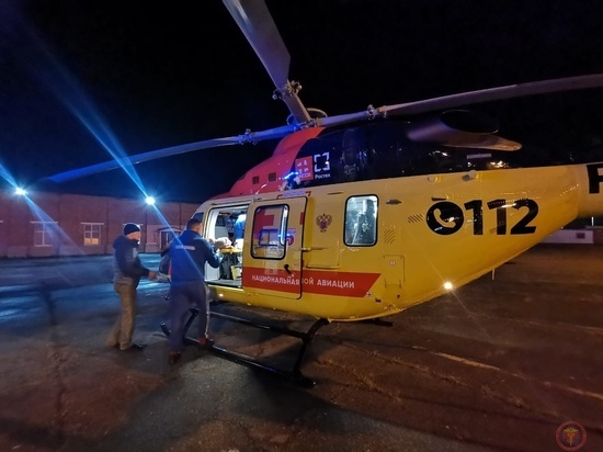 Пострадавшую в ДТП трехмесячную девочку госпитализировали вертолётом санавиации в Тулу