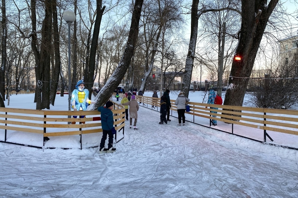 Каток петровский парк