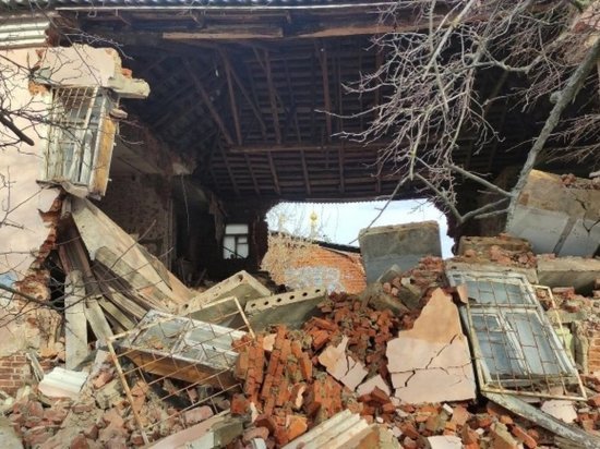 В центре Владимира произошло обрушение дома