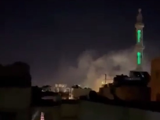 ПВО Сирии отражают атаку ВС Израиля в небе над Дамаском