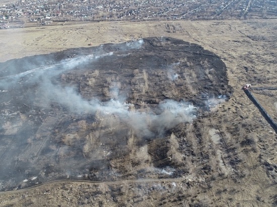 В Хакасии за минувший день потушили 11 палов травы и 8 других пожаров