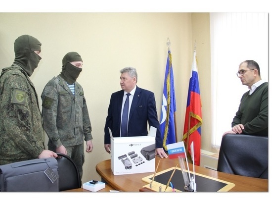 Депутат Областной Думы передал солдатам-костромичам разведывательный беспилотник