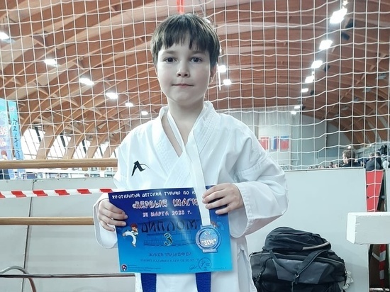 Юный каратист из Серпухова стал призером турнира «Первые шаги»