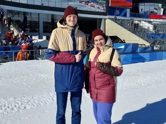 Курские волонтёры работали на чемпионате России по лыжным гонкам в Тюмени