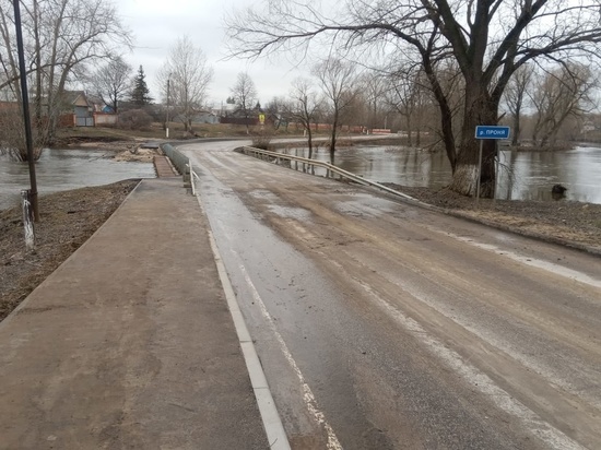 В Михайловском районе Рязанской области два моста освободились от воды