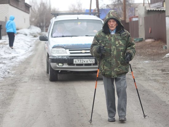 Ветеран ВОВ из алтайского района отпраздновал 100-летний юбилей