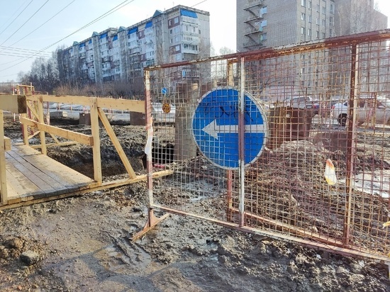 Участок улицы Беринга закрыт для движения на 2 недели из-за работ компании "ТомскРТС"