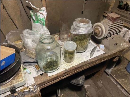 Большую партию наркотиков нашли в хозпостройке жителя Орловской области