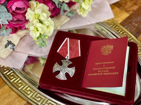 Орден мужества вручили вдове погибшего в СВО нижегородца Кирилла Дадашева