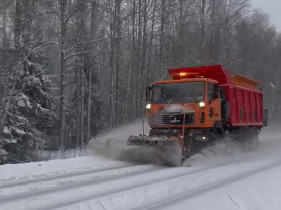 Более трех тысяч коммунальщиков вышли на дороги Ленобласти для уборки снега