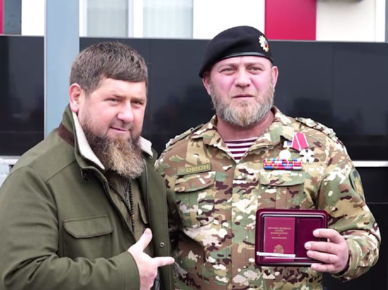 Командир ОМОНа в Чечне получил орден Мужества