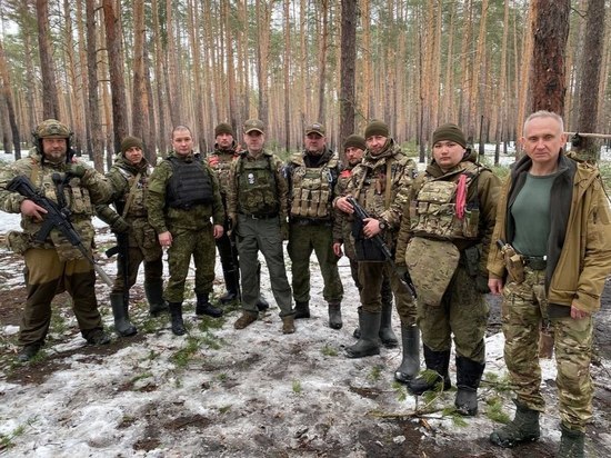 Бойцы отряда «Вега» передали жителям Новосибирска приветы с СВО