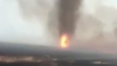 Огненный смерч напугал жителей забайкальского поселка: видео стихии