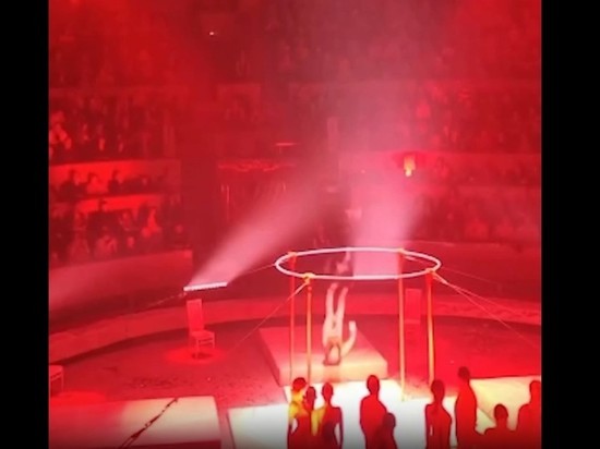 В Новосибирске артист цирка сорвался с перекладины во время представления