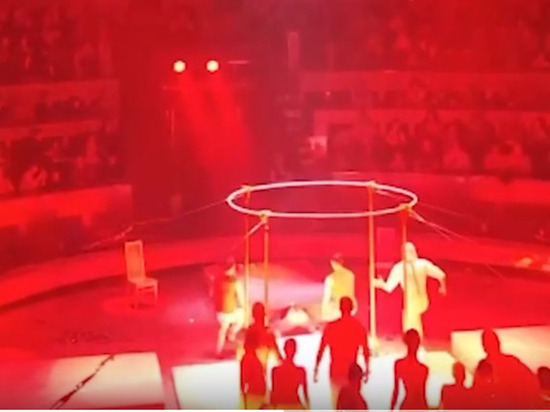 Опубликовано видео падения гимнаста в Новосибирском цирке