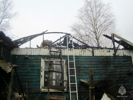 Электропроводка стала причиной пожара в Сафонове