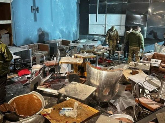 СК опубликовал видео с места взрыва в кафе, где погиб военкор Татарский