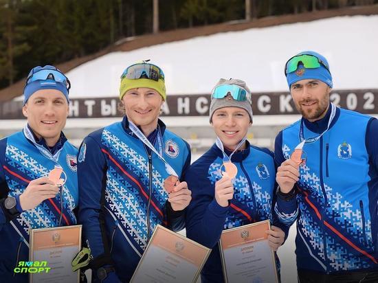 Биатлонисты из ЯНАО взяли бронзу чемпионата России