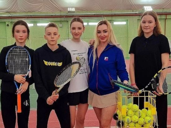 В Пензенской области детей мобилизованных учат играть в теннис