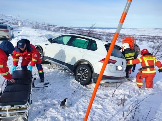 В страшной аварии в Печенгском округе пострадали четыре человека