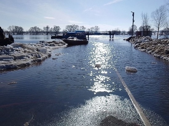 Уровень воды в Оке снижается в Серпухове
