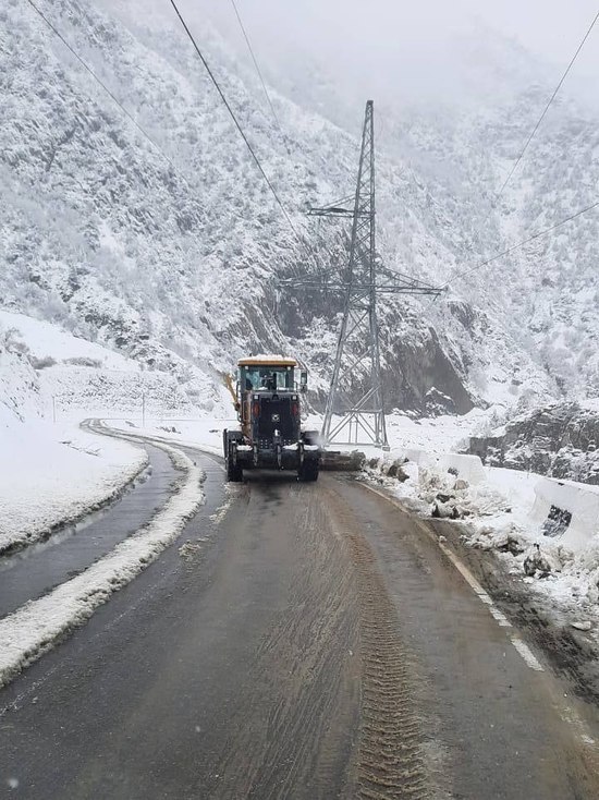 Горную дорогу в Дагестане, закрытую ранее из-за непогоды, открыли