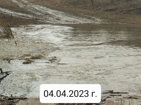 В Афанасово под Калугой снова вернулась большая вода