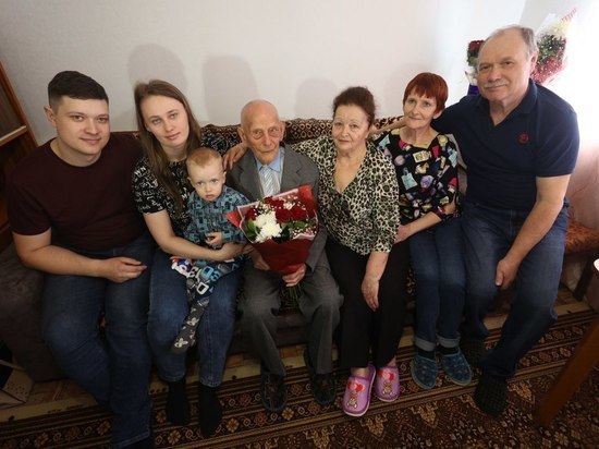 Алтайский ветеран отметил 100-летний юбилей