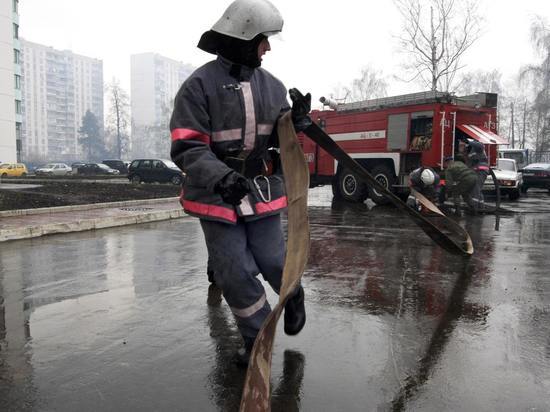 В Москве произошел пожар в одном из зданий Минобороны России