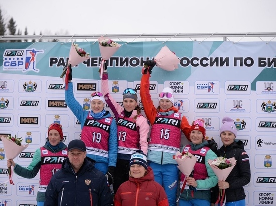 Биатлонистка из Мурманской области завоевала серебро на чемпионате России