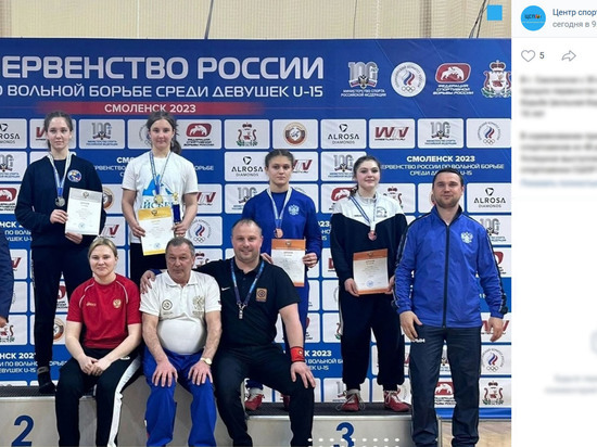 Белгородцы выиграли медали первенства страны по вольной борьбе