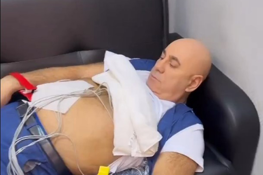 Iosif Prigozhin became ill on the set, his face became numb: emergency footage