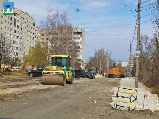  В Орле полным ходом идет капремонт улицы Полярной