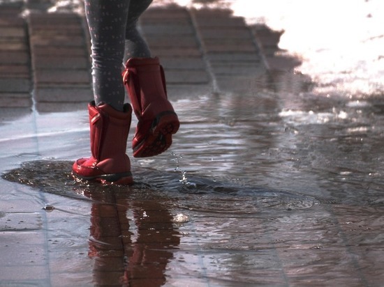 Белгородка рассказала губернатору о затоплении дворов рядом с новым парком аттракционов