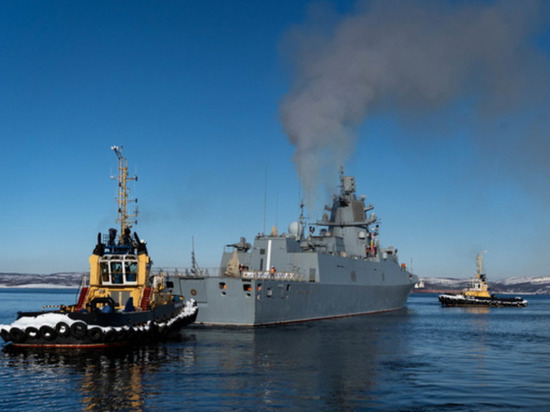 Заполярный фрегат «Адмирал Горшков» отработал учения в Красном море