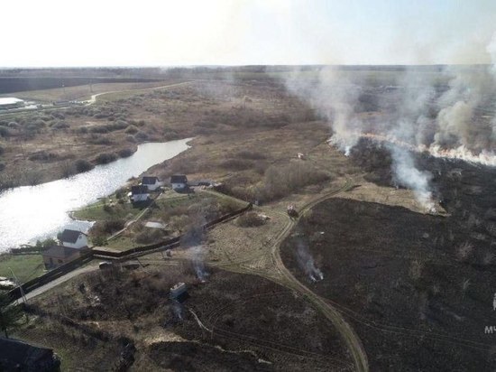 В Пензенской области сухая трава горела 40 раз за сутки
