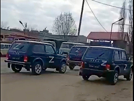 7 автомобилей Niva от правительства Воронежской области отправилось в зону СВО