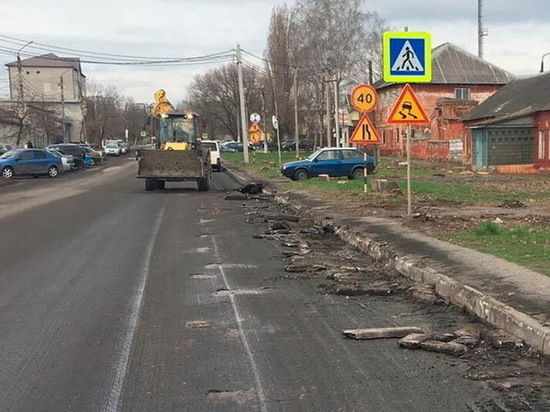 В Курске ремонтируют проезд между улицами Энгельса и Заводской