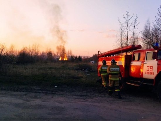 Пожар на газовой заправке в Скопине Рязанской области ликвидирован