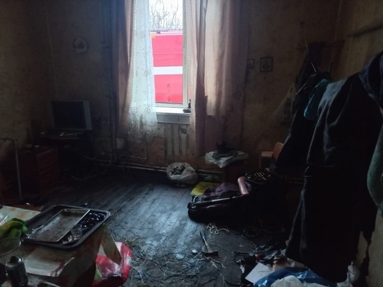При пожаре в жилом доме в Коле пострадал мужчина
