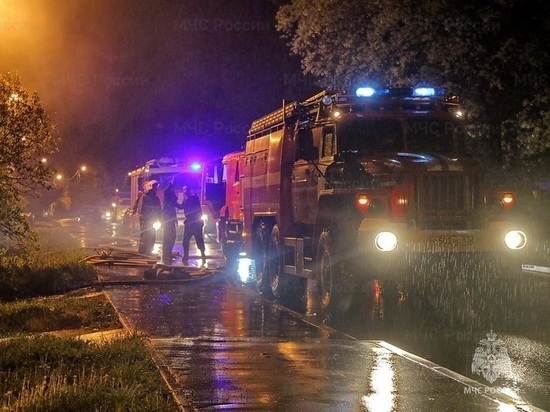 В деревне Заколино Смоленского района загорелся жилой дом